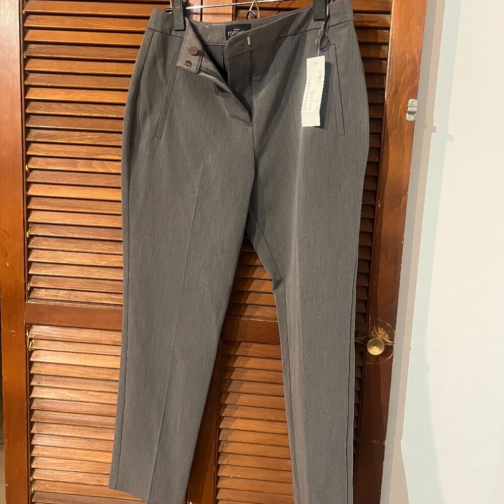 Grey Topshop Work Pants